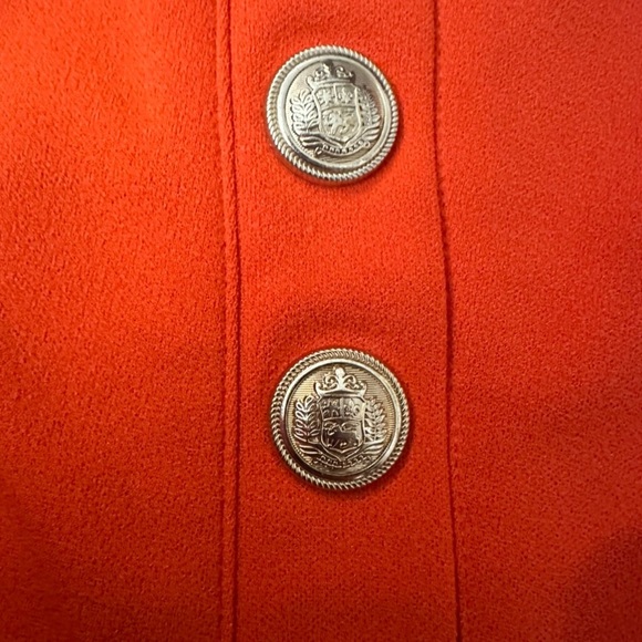 NEW H&M Women’s Button Front Jersey Sailor Shorts Red/Orange ~ Size S ~ NWT - Picture 7 of 10